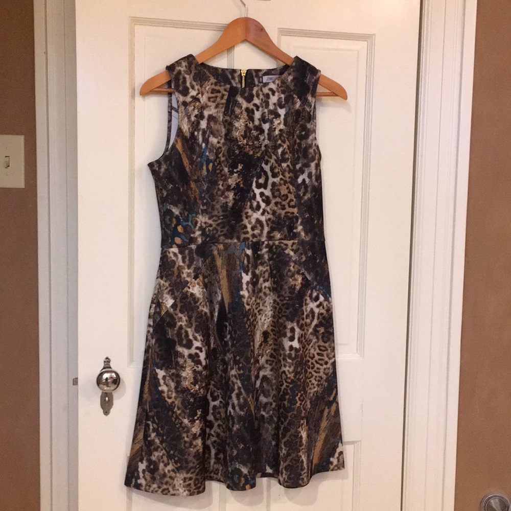 Jennifer Lopez Animal Print Mini Dress